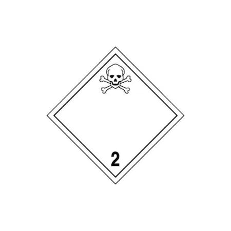 Accuform TDG PLACARD CLASS 2 273MM x 273MM TCP206FV1 TCP206FV1